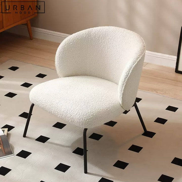 Karen Modern Boucle Lounge Chair for Living Room - URBANMOOD