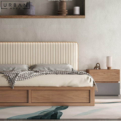 LADINO Modern Storage Bed with Durable Fiberboard - URBANMOOD