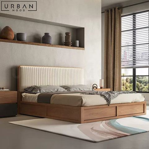 LADINO Modern Storage Bed with Durable Fiberboard - URBANMOOD
