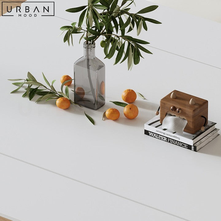 LEMOS Contemporary Extendable Sintered Stone Dining Table - URBANMOOD