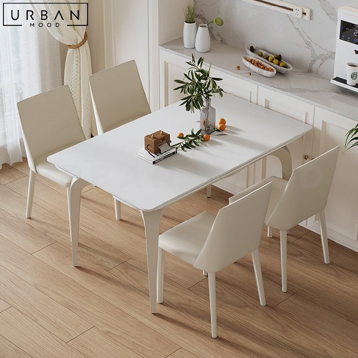 LEMOS Contemporary Extendable Sintered Stone Dining Table - URBANMOOD