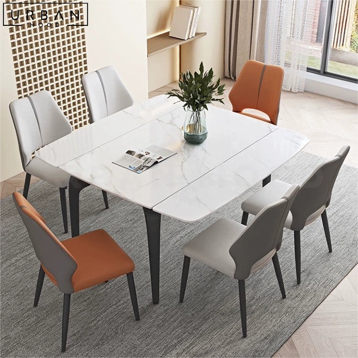 LEMOS Contemporary Extendable Sintered Stone Dining Table - URBANMOOD