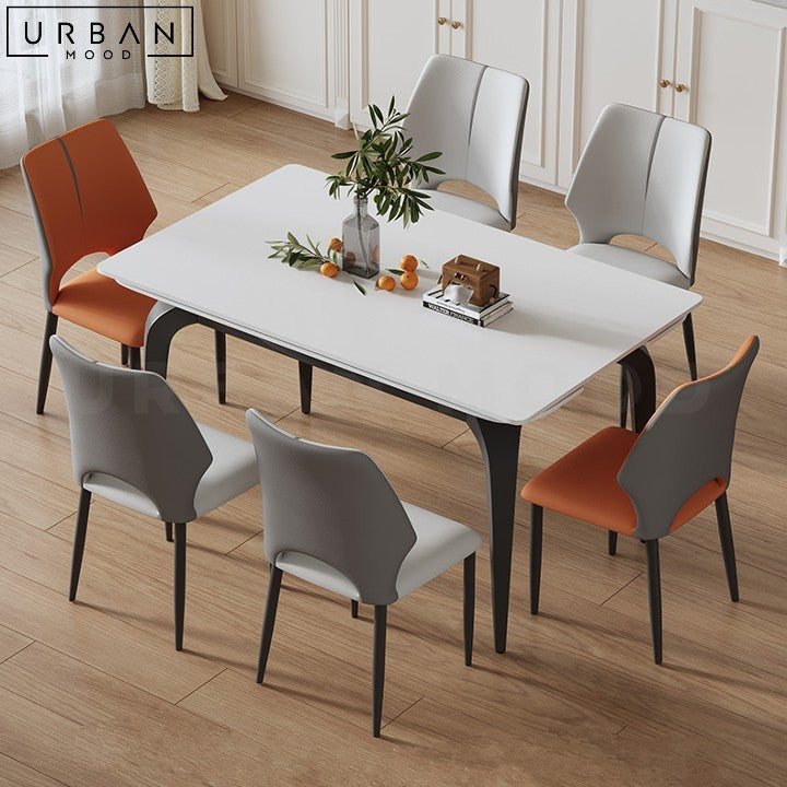 LEMOS Contemporary Extendable Sintered Stone Dining Table - URBANMOOD