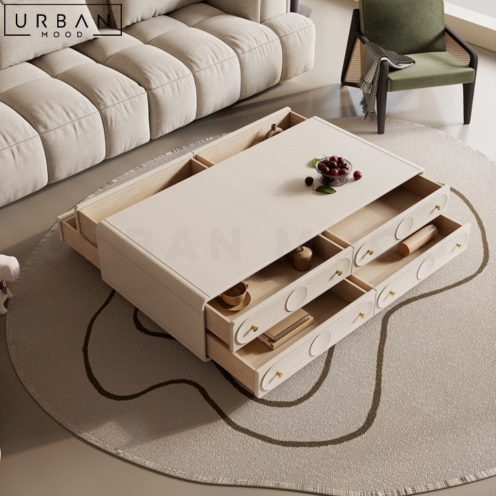 LOPEZ Modern TV Console and Coffee Table French Design - URBANMOOD