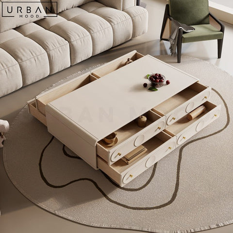 LOPEZ Modern TV Console and Coffee Table French Design - URBANMOOD