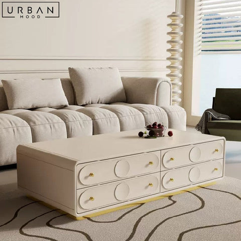 LOPEZ Modern TV Console and Coffee Table French Design - URBANMOOD