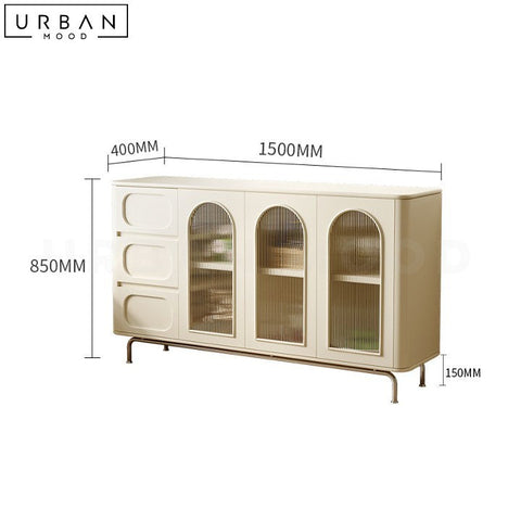 LUCYN Japandi Sideboard with Sleek Design and Storage - URBANMOOD
