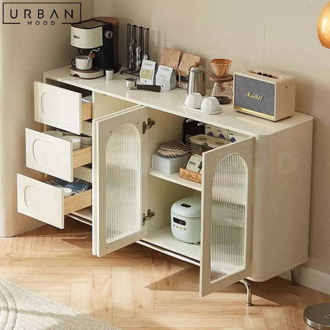 LUCYN Japandi Sideboard with Sleek Design and Storage - URBANMOOD