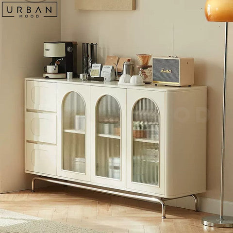 LUCYN Japandi Sideboard with Sleek Design and Storage - URBANMOOD