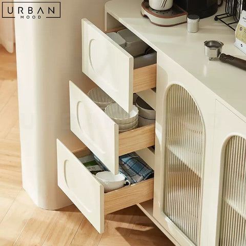 LUCYN Japandi Sideboard with Sleek Design and Storage - URBANMOOD
