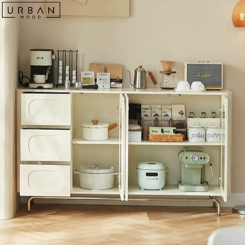 LUCYN Japandi Sideboard with Sleek Design and Storage - URBANMOOD