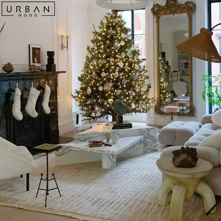 MACAREN Modern Marble Coffee Table Sleek Design - URBANMOOD