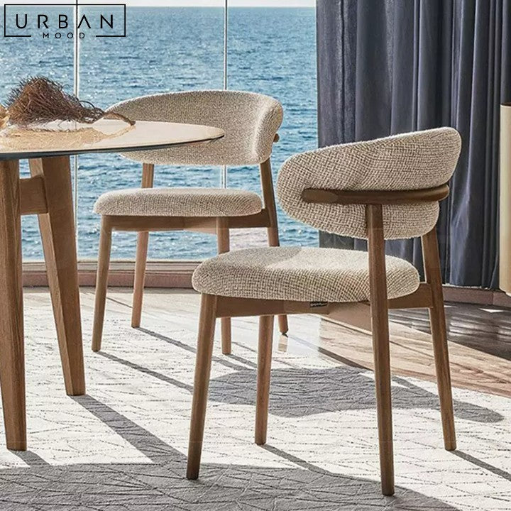 MANN Nordic Wooden Dining Chair Minimalist Design - URBANMOOD