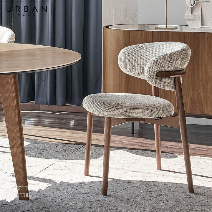 MANN Nordic Wooden Dining Chair Minimalist Design - URBANMOOD