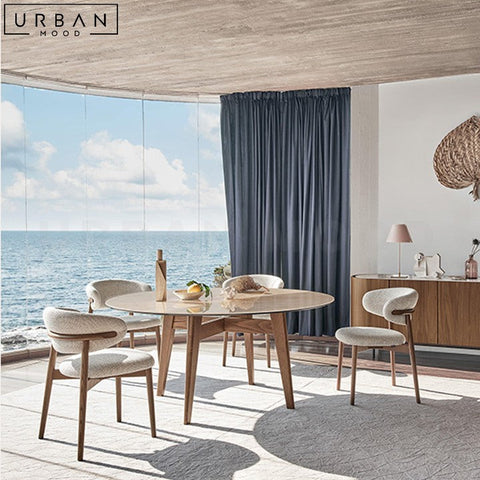 MANN Nordic Wooden Dining Chair Minimalist Design - URBANMOOD