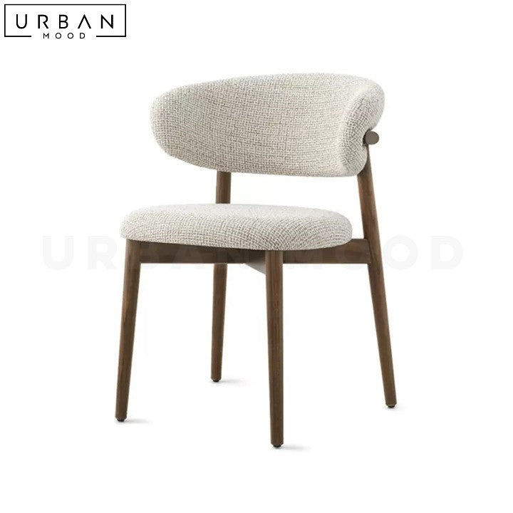 MANN Nordic Wooden Dining Chair Minimalist Design - URBANMOOD