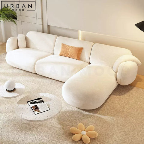 MARGOS Modern Boucle Sofa Sleek Design Durable Frame - URBANMOOD