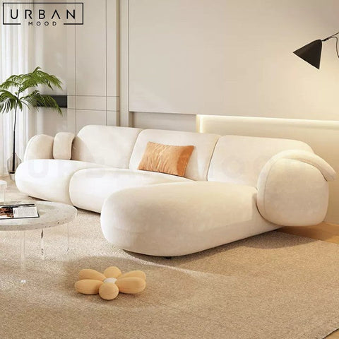 MARGOS Modern Boucle Sofa Sleek Design Durable Frame - URBANMOOD