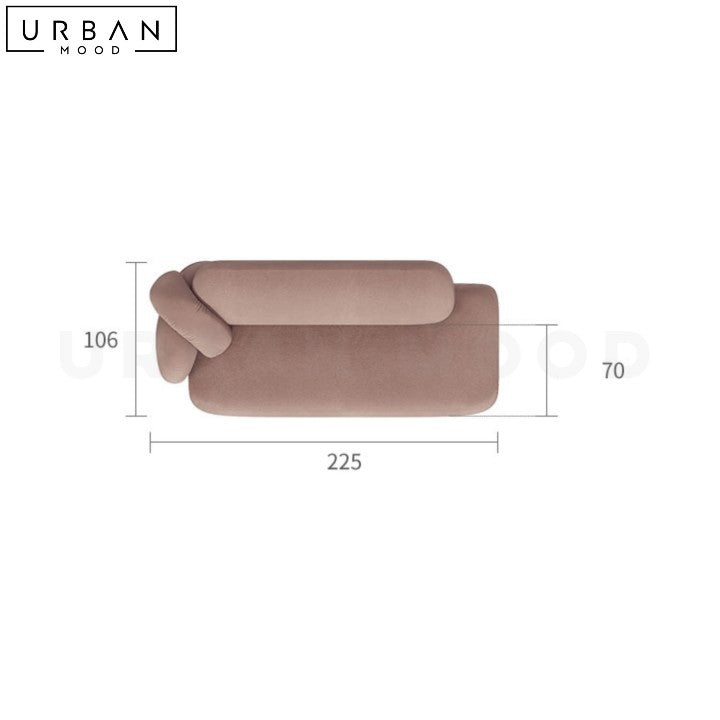 MARGOS Modern Boucle Sofa Sleek Design Durable Frame - URBANMOOD