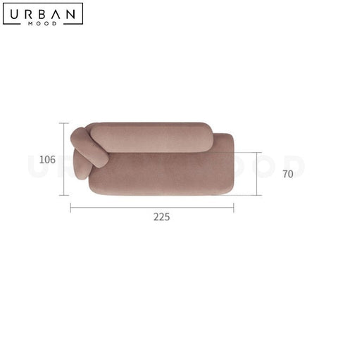 MARGOS Modern Boucle Sofa Sleek Design Durable Frame - URBANMOOD