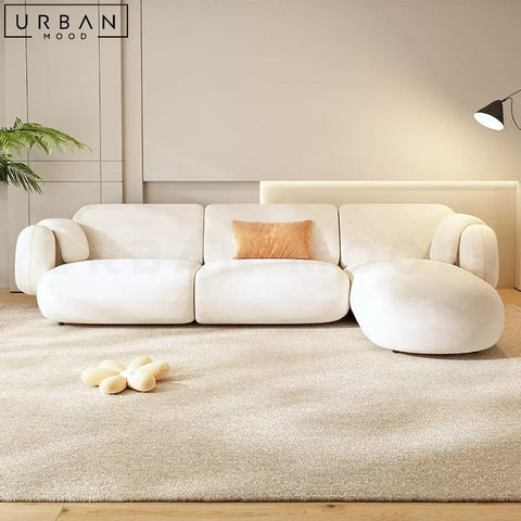 MARGOS Modern Boucle Sofa Sleek Design Durable Frame - URBANMOOD