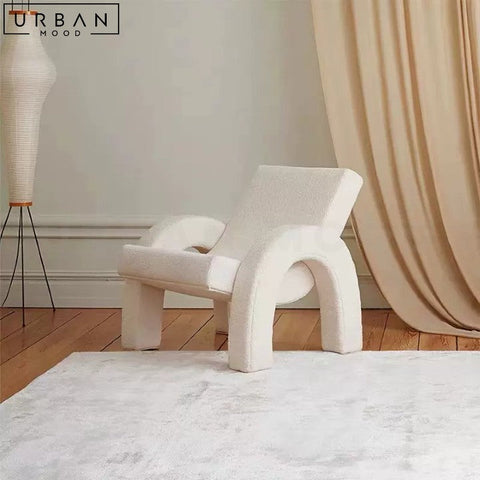 MIKAEL Modern Boucle Leisure Chair Luxurious Upholstery - URBANMOOD