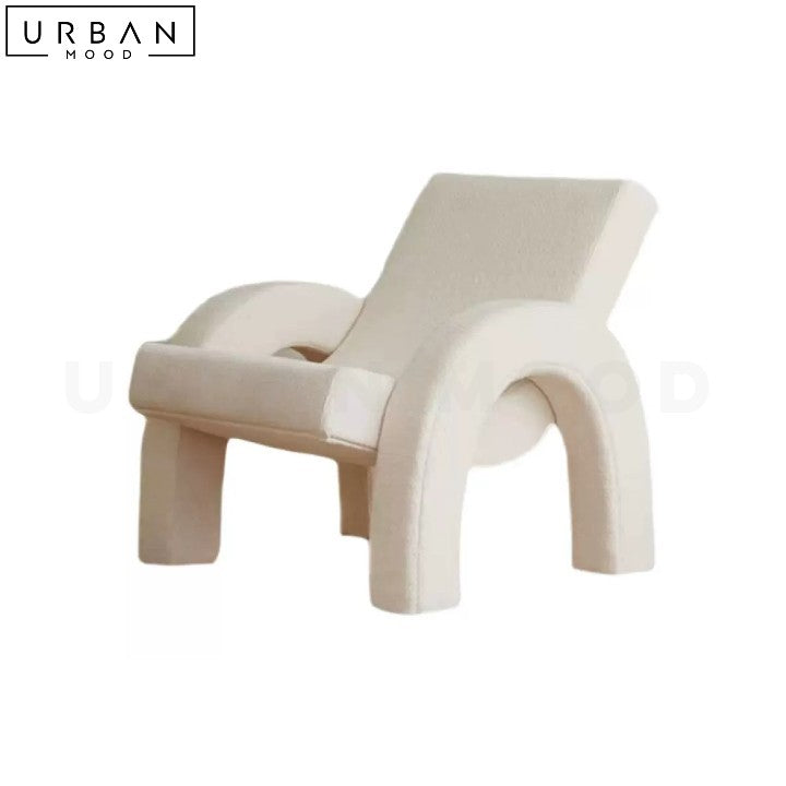 MIKAEL Modern Boucle Leisure Chair Luxurious Upholstery - URBANMOOD