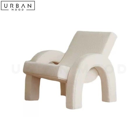 MIKAEL Modern Boucle Leisure Chair Luxurious Upholstery - URBANMOOD