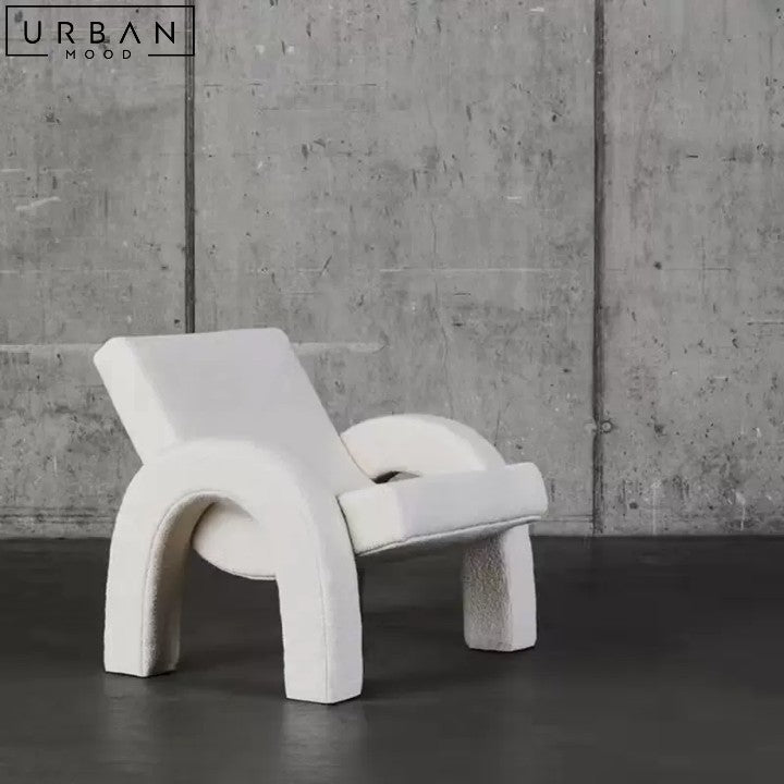MIKAEL Modern Boucle Leisure Chair Luxurious Upholstery - URBANMOOD