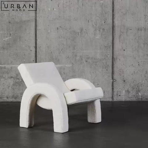 MIKAEL Modern Boucle Leisure Chair Luxurious Upholstery - URBANMOOD
