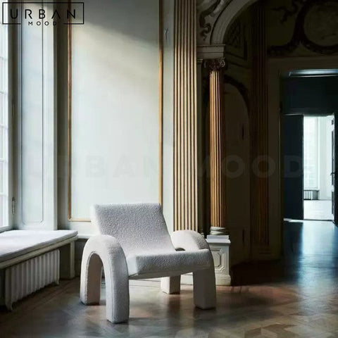 MIKAEL Modern Boucle Leisure Chair Luxurious Upholstery - URBANMOOD