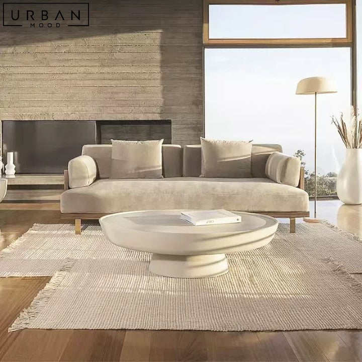 MIRELA Modern Sintered Stone Coffee Table - URBANMOOD