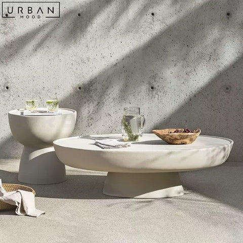 MIRELA Modern Sintered Stone Coffee Table - URBANMOOD