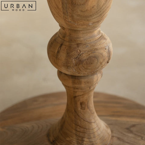 Mid Century Black Walnut Wood Side Table for Living Room - URBANMOOD