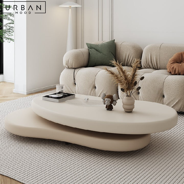 Minimalist Japandi Coffee Table with Swivel Feature - URBANMOOD