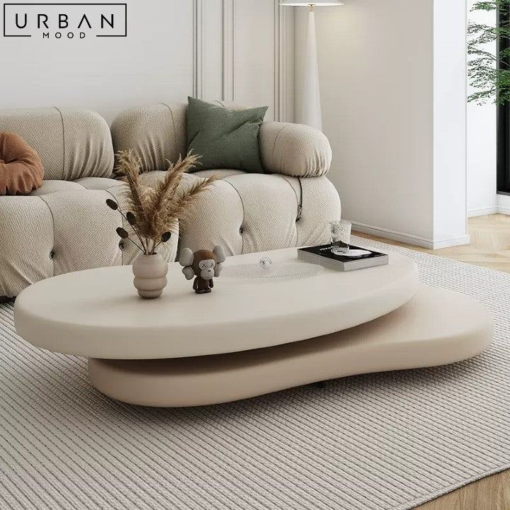 Minimalist Japandi Coffee Table with Swivel Feature - URBANMOOD