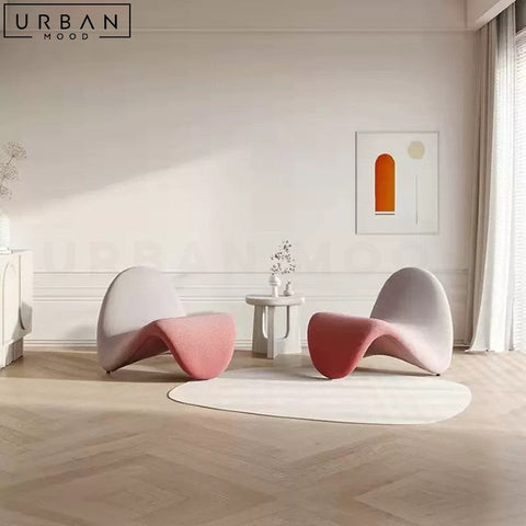 Modern Boucle Velvet Leisure Chair Elegant Design - URBANMOOD