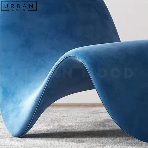 Modern Boucle Velvet Leisure Chair Elegant Design - URBANMOOD