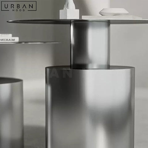 Modern Chrome Stainless Steel Coffee Table - URBANMOOD