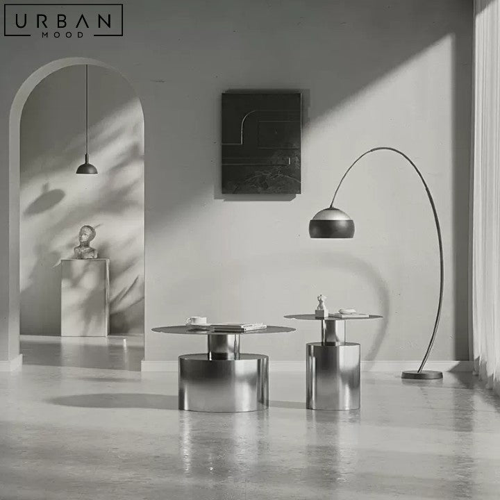 Modern Chrome Stainless Steel Coffee Table - URBANMOOD