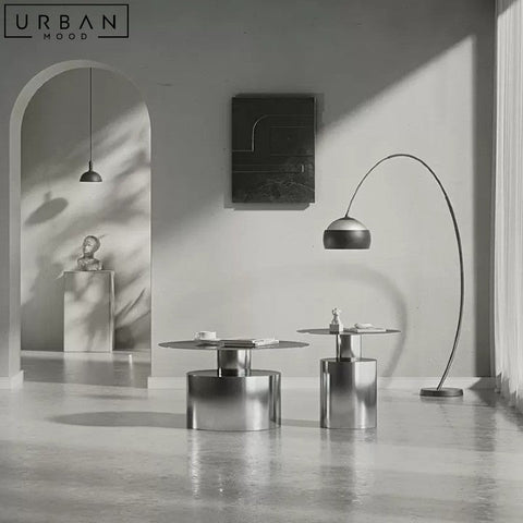 Modern Chrome Stainless Steel Coffee Table - URBANMOOD