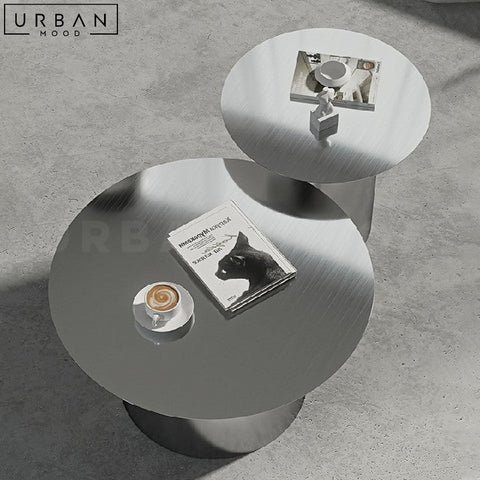 Modern Chrome Stainless Steel Coffee Table - URBANMOOD