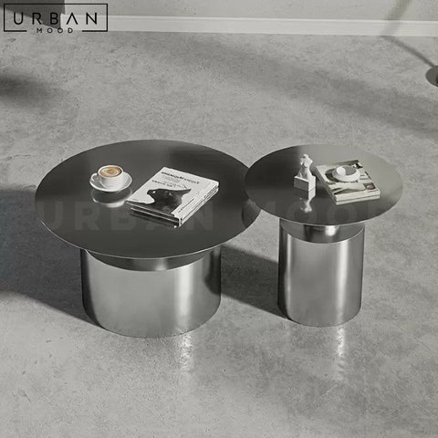 Modern Chrome Stainless Steel Coffee Table - URBANMOOD