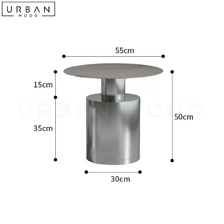 Modern Chrome Stainless Steel Coffee Table - URBANMOOD
