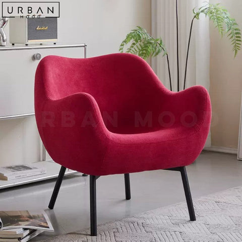 Modern Fabric Armchair with Sleek Design and Comfort - URBANMOOD