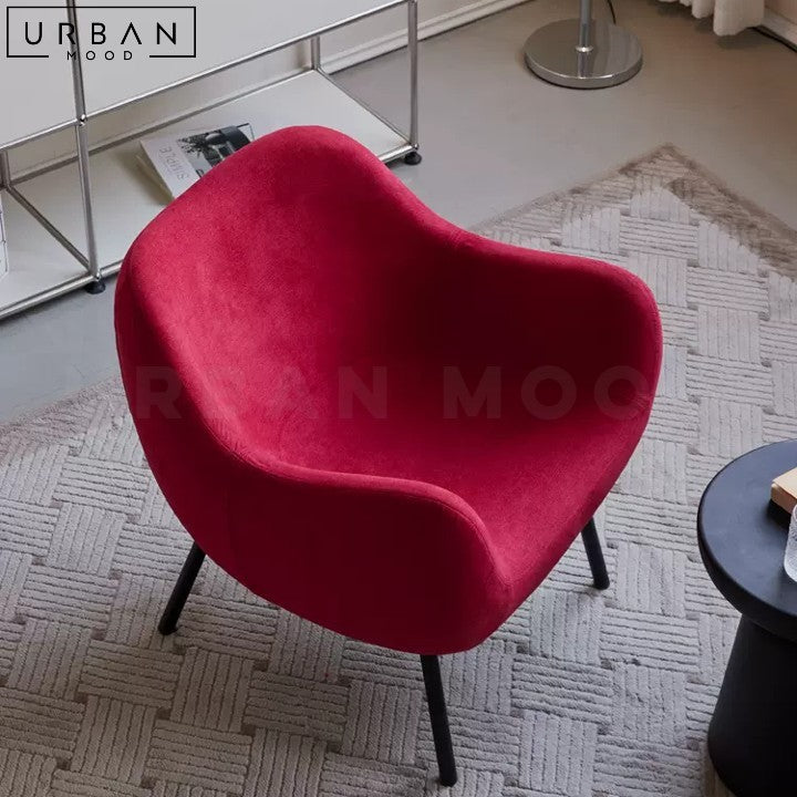 Modern Fabric Armchair with Sleek Design and Comfort - URBANMOOD