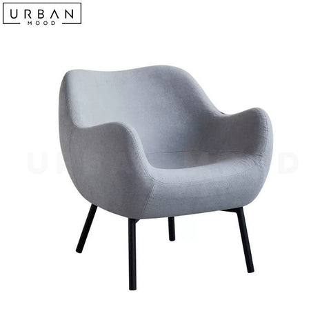 Modern Fabric Armchair with Sleek Design and Comfort - URBANMOOD