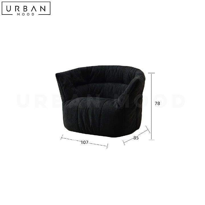 Modern Fabric Lounge Chair Contemporary Design - URBANMOOD