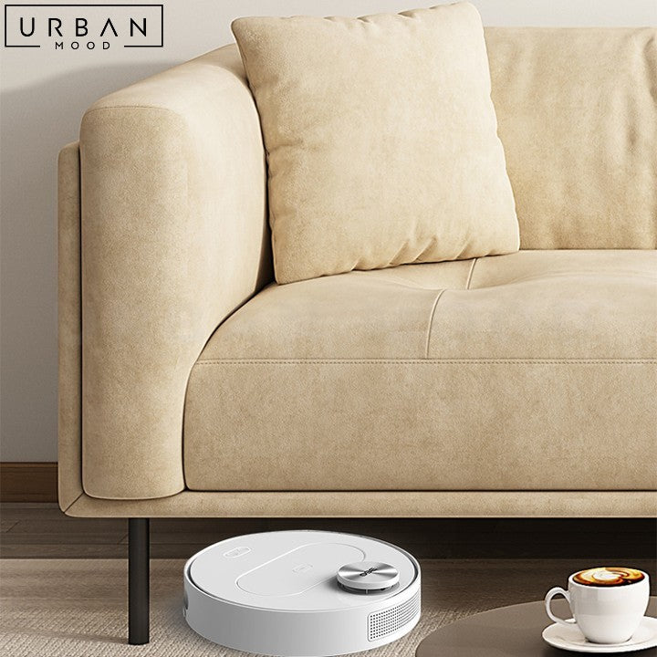 Modern Fabric Sofa with Durable Leathaire Upholstery - URBANMOOD