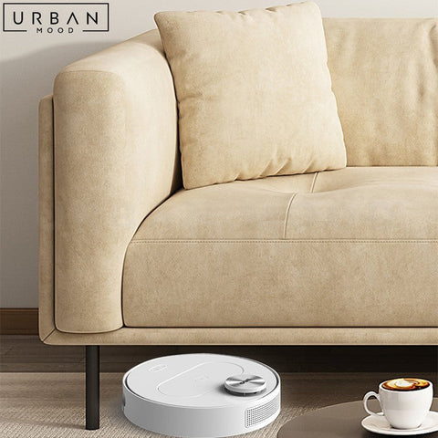 Modern Fabric Sofa with Durable Leathaire Upholstery - URBANMOOD